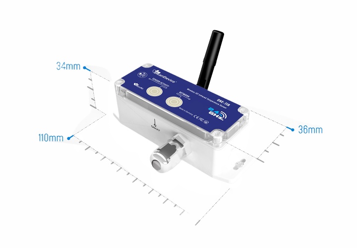 BeanAir BeanDevice? 2.4GHz ONE-TIR 無線工業(yè)物聯(lián)網(wǎng)紅外溫度傳感器